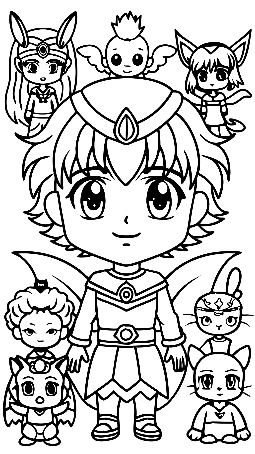 free anime printable coloring pages